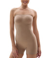 Strapless Shorts Bodysuit for Women Tummy Control Shapewear Seamless Sculpt Body Shaper with Removable Straps