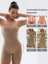 Strapless Shorts Bodysuit for Women Tummy Control Shapewear Seamless Sculpt Body Shaper with Removable Straps
